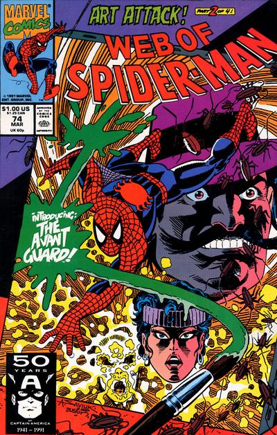 Web of Spider-Man #74 [Direct](1985)-Very Fine (7.5 – 9)