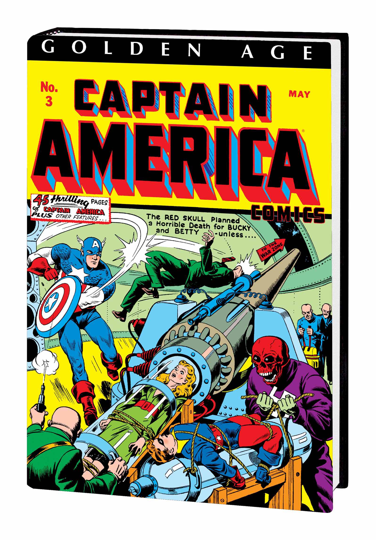 Golden Age Captain America Omni Hardcover Volume 1 Jrjr Cover