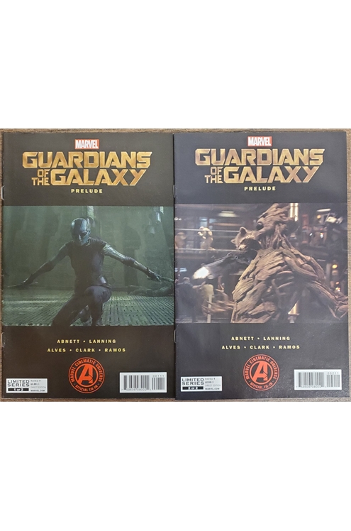 Guardians of The Galaxy Movie Prelude #1-2 (Marvel 2014) Set