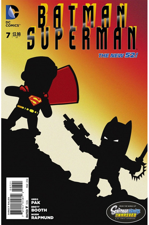 Batman Superman #7 1 for 25 Scribblenauts Variant Edition (2013)