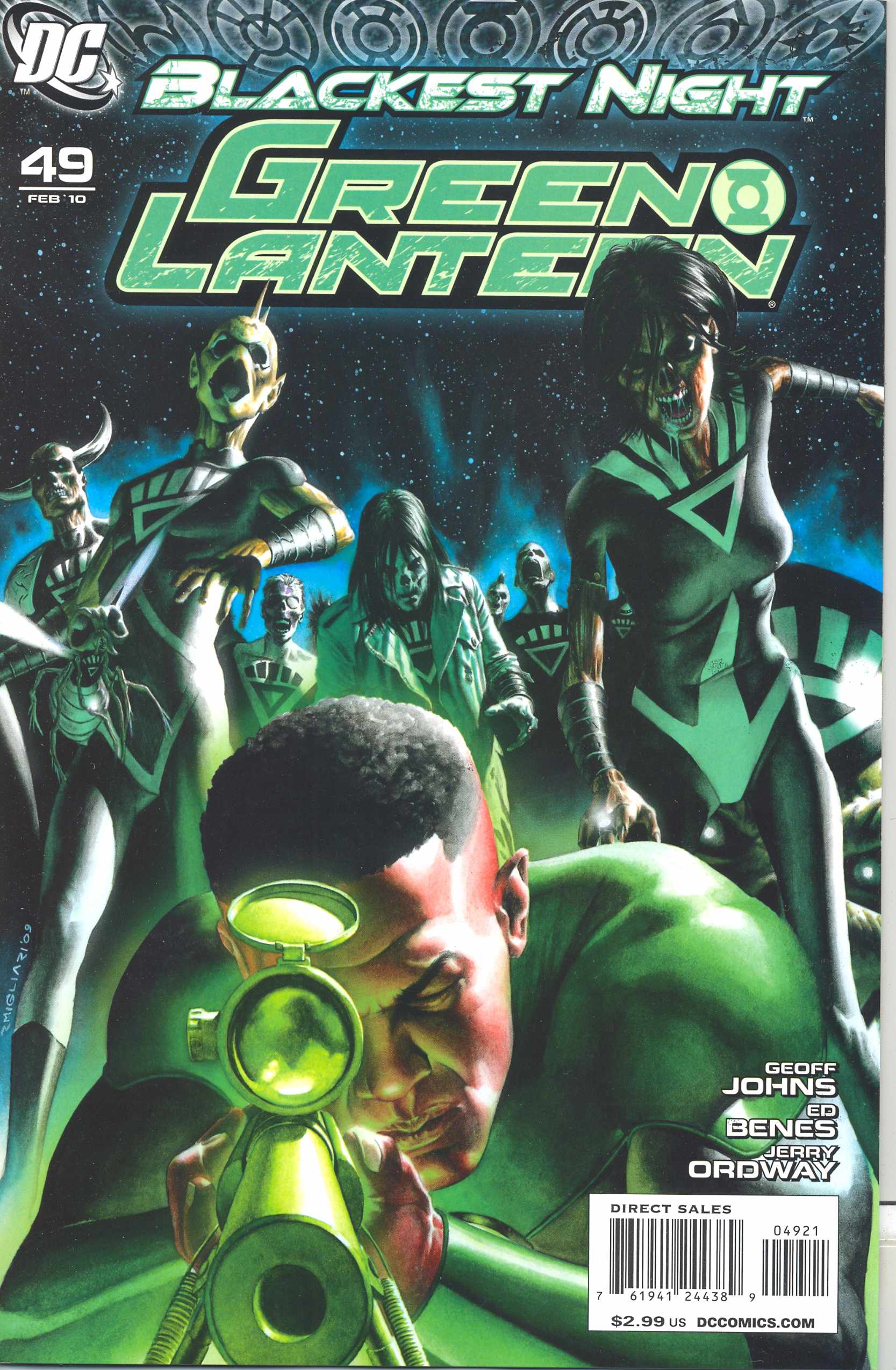 Green Lantern #49 Variant Edition (Blackest Night) (2005	)