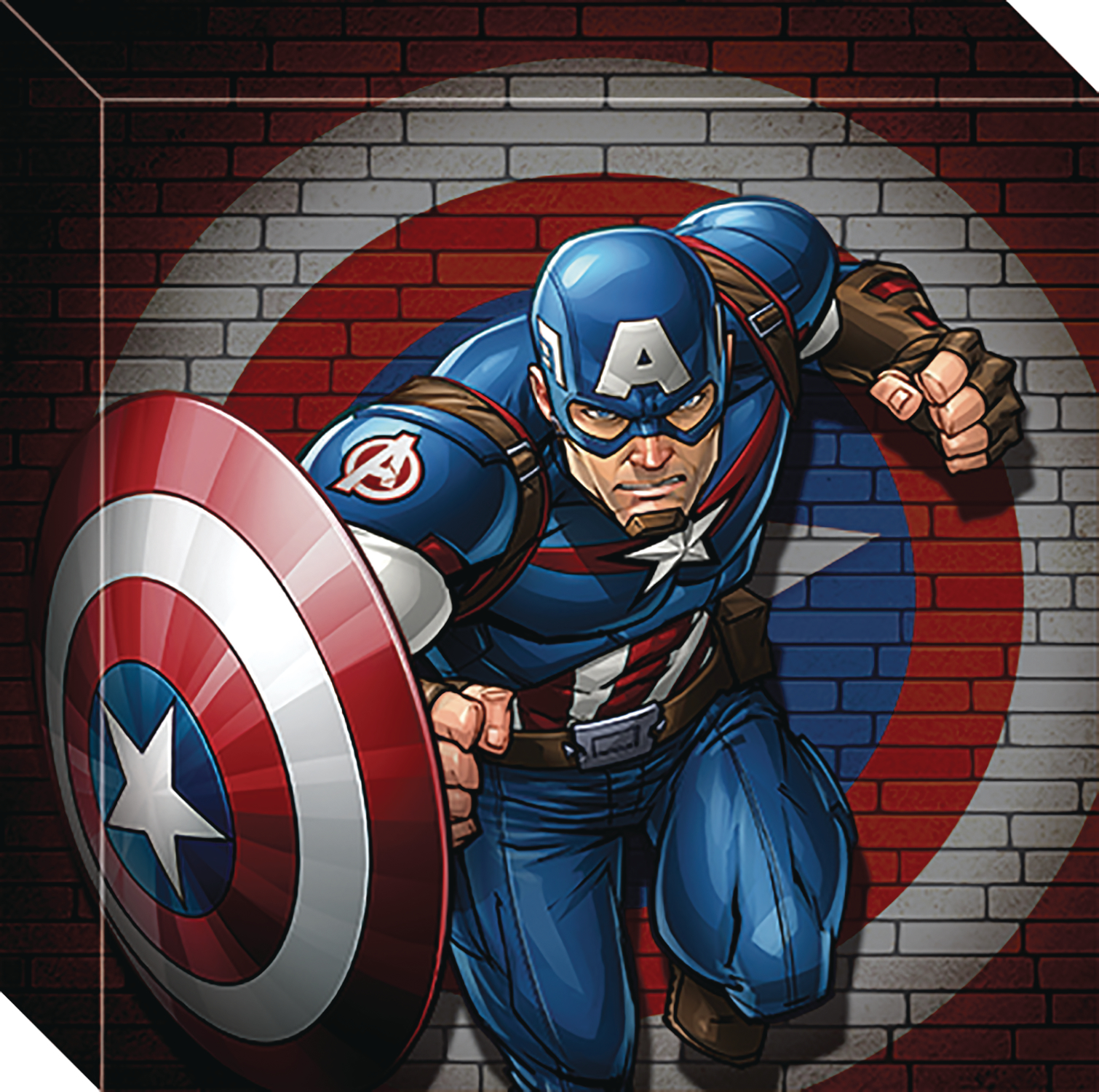 Captain America 12 Inch Canvas Wall Art