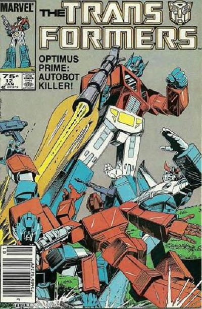 The Transformers #12 [Newsstand] - Vg/Fn