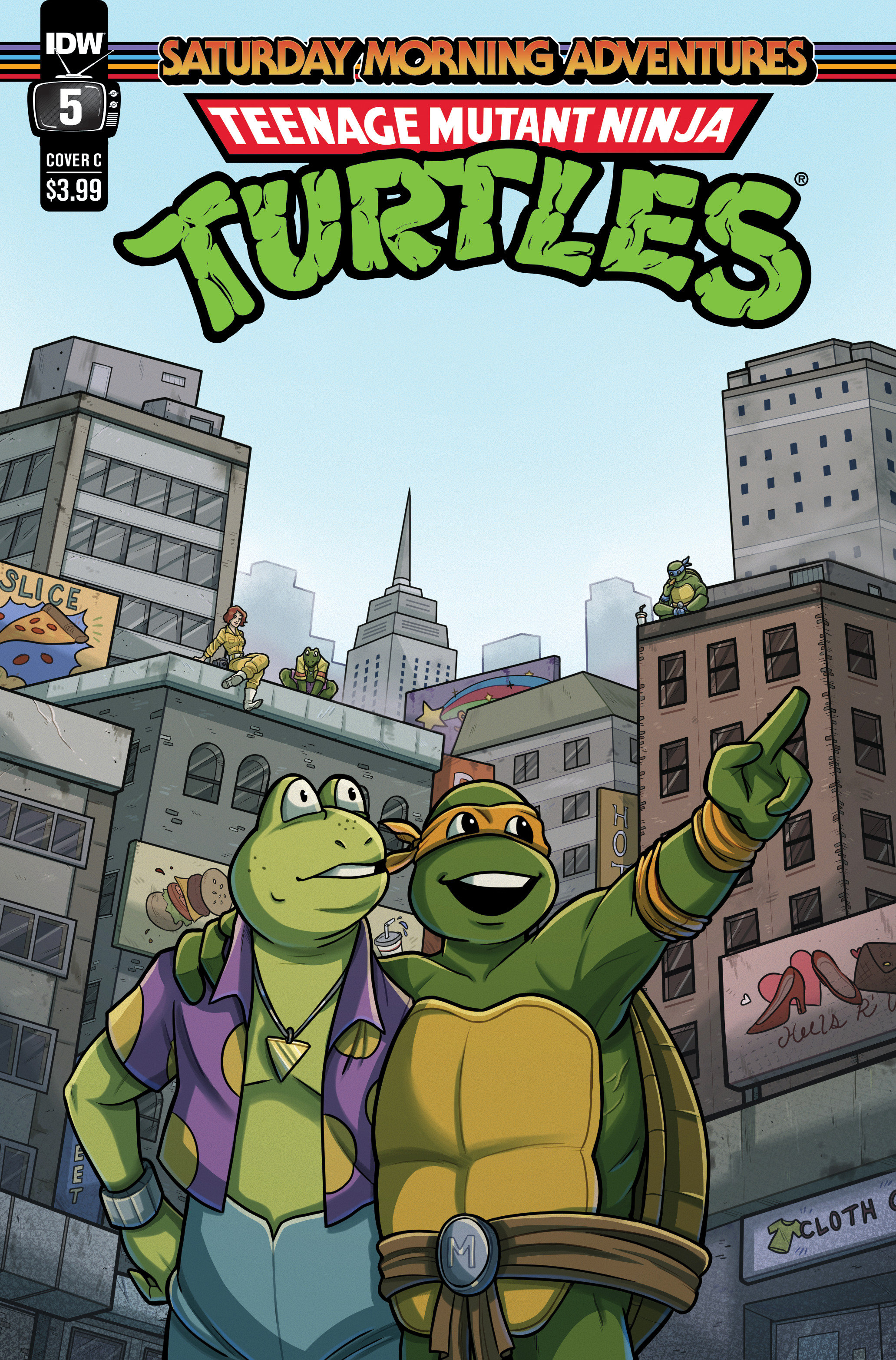 Teenage Mutant Ninja Turtles Saturday Morning Adventures Continued! #5 Cover C Suntrup