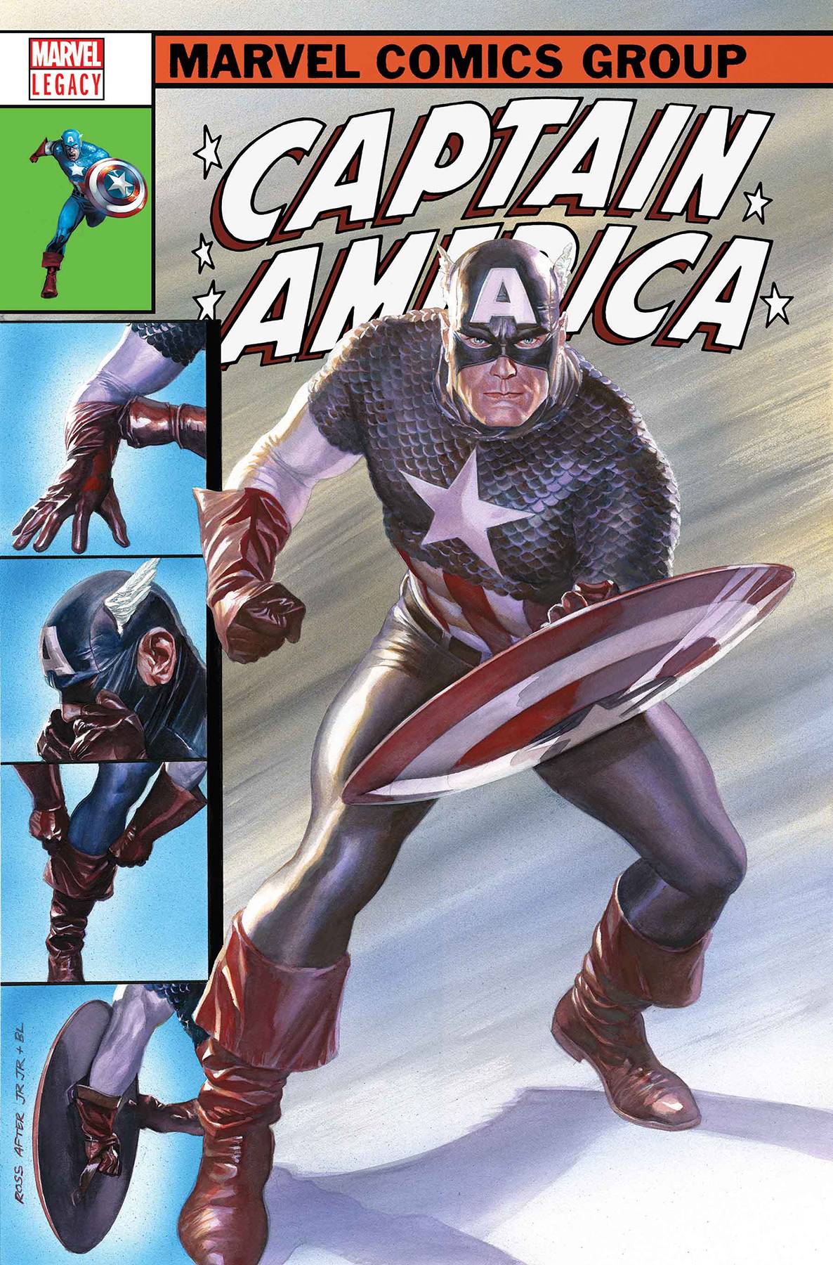 Captain America #695 Alex Ross Lenticular Variant Legacy (2018)