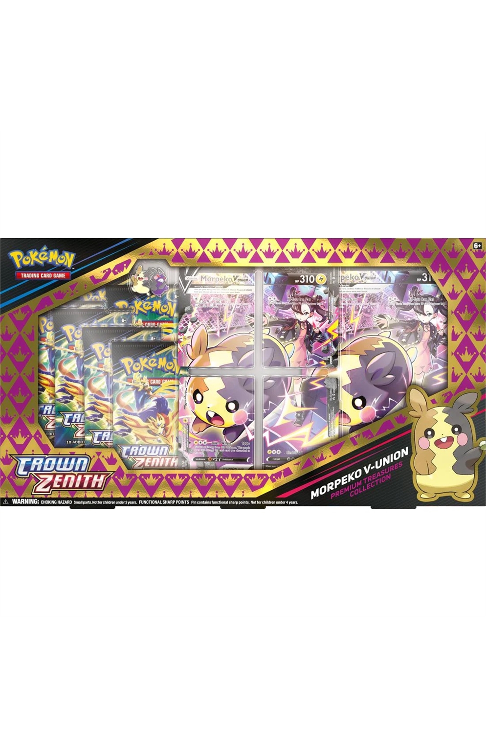 Pokemon TCG: Crown Zenith Premium Treasures Collection (Morpeko V Union)