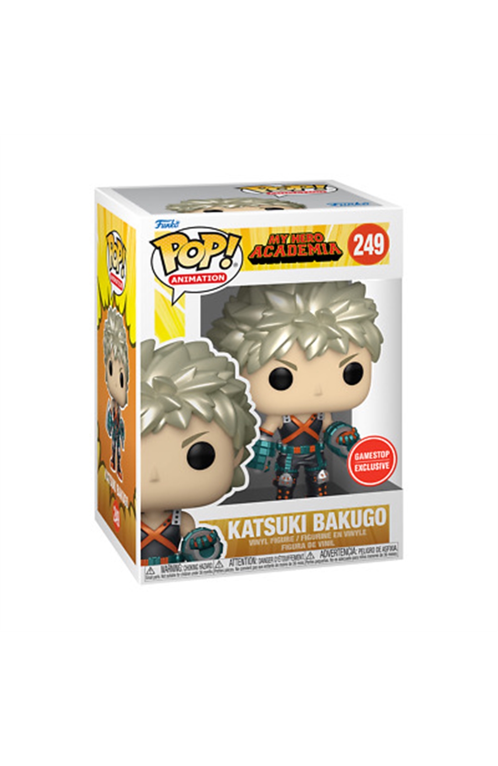 Funko Pop 249 Katsuki Bakugo Gamestop Exclusive