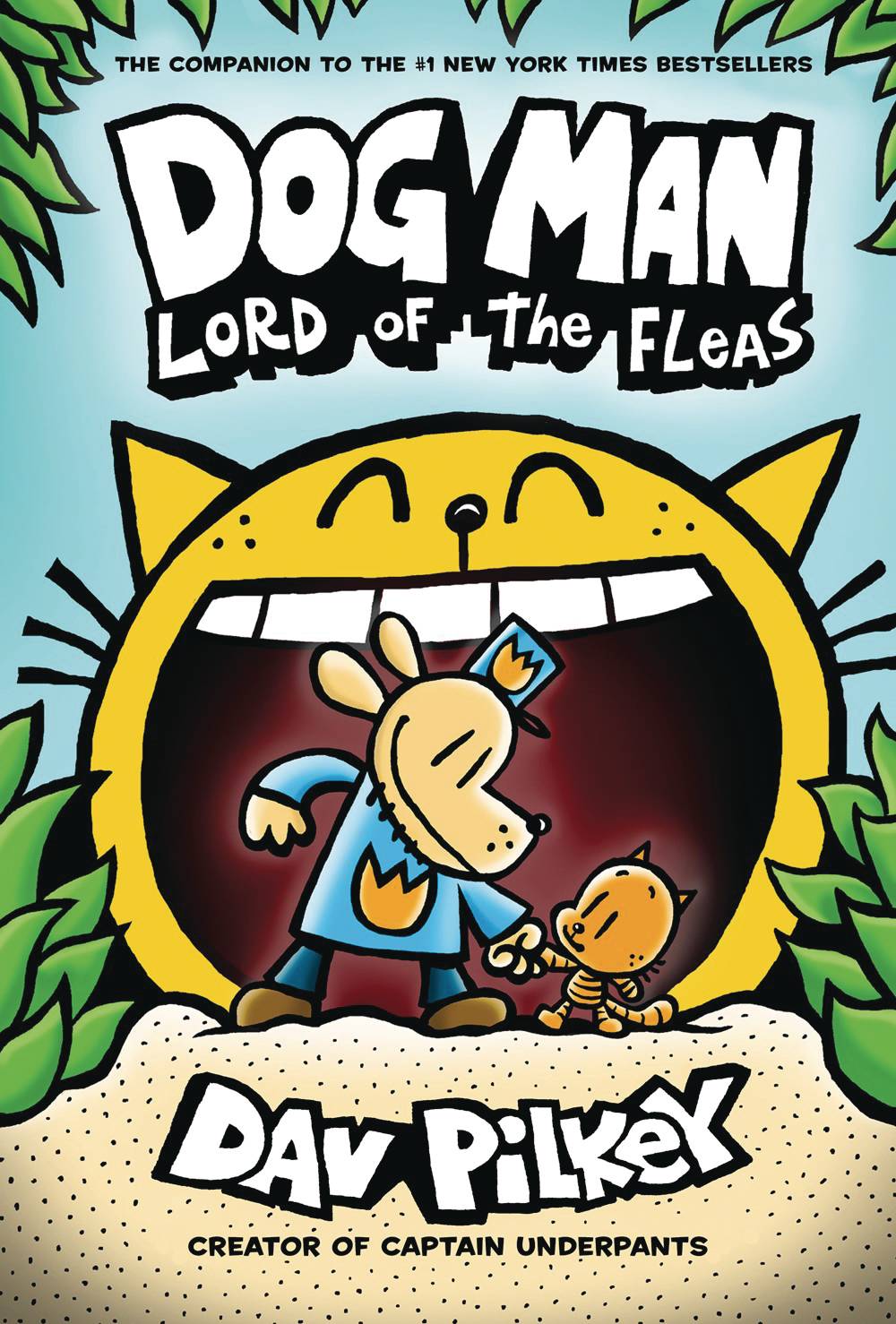 Dog Man Hardcover Graphic Novel Volume 5 Lord of Fleas