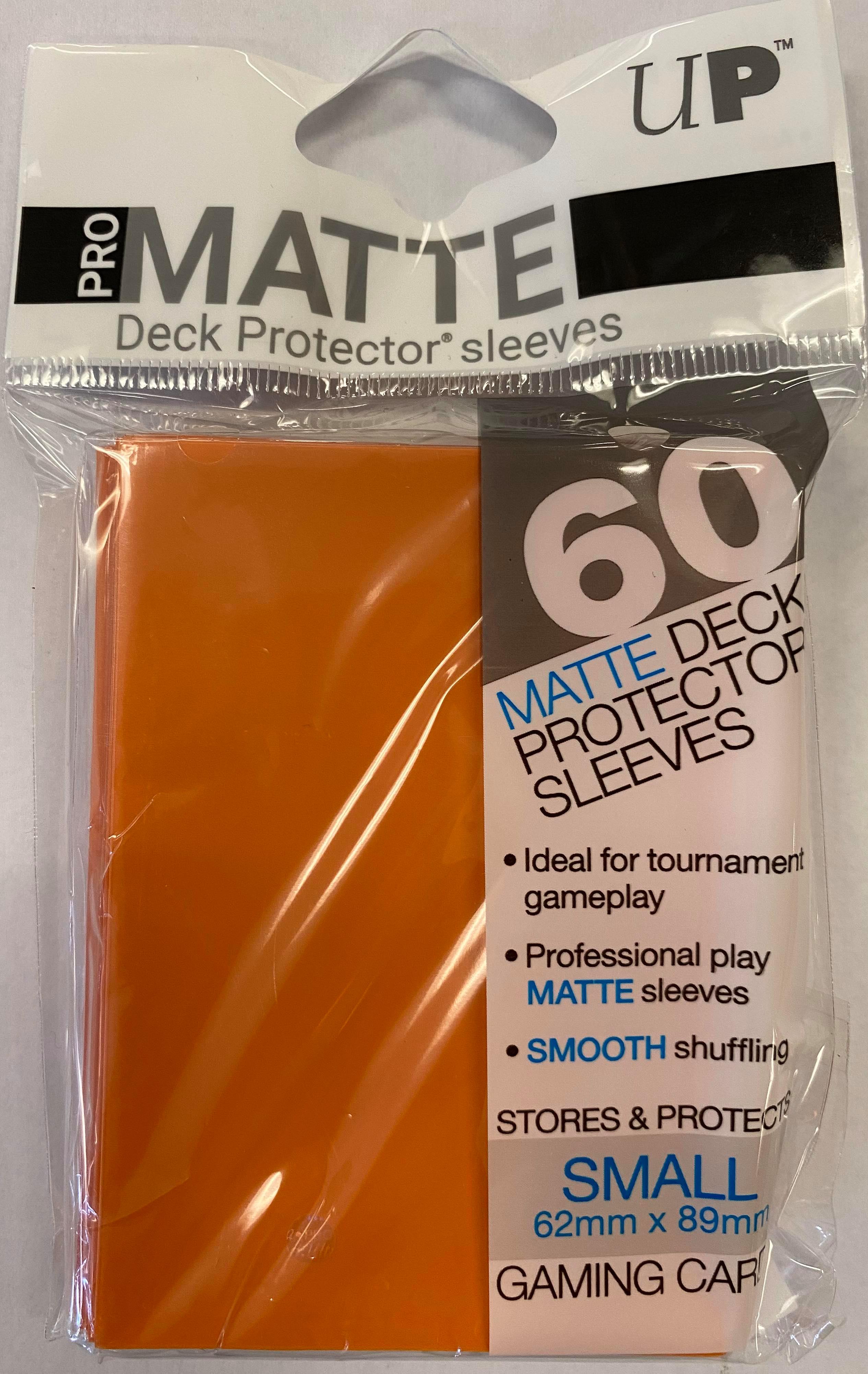 Conflict programma Onophoudelijk Ultra Pro Deck Protector Sleeves - Pro-Matte Small Orange (60ct)