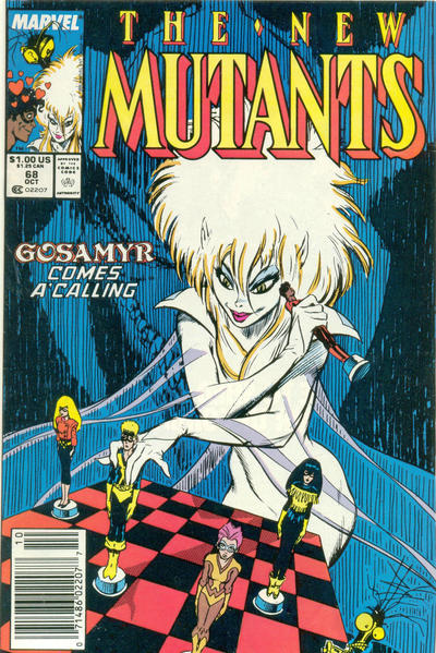 The New Mutants #68 [Newsstand] - Fn+