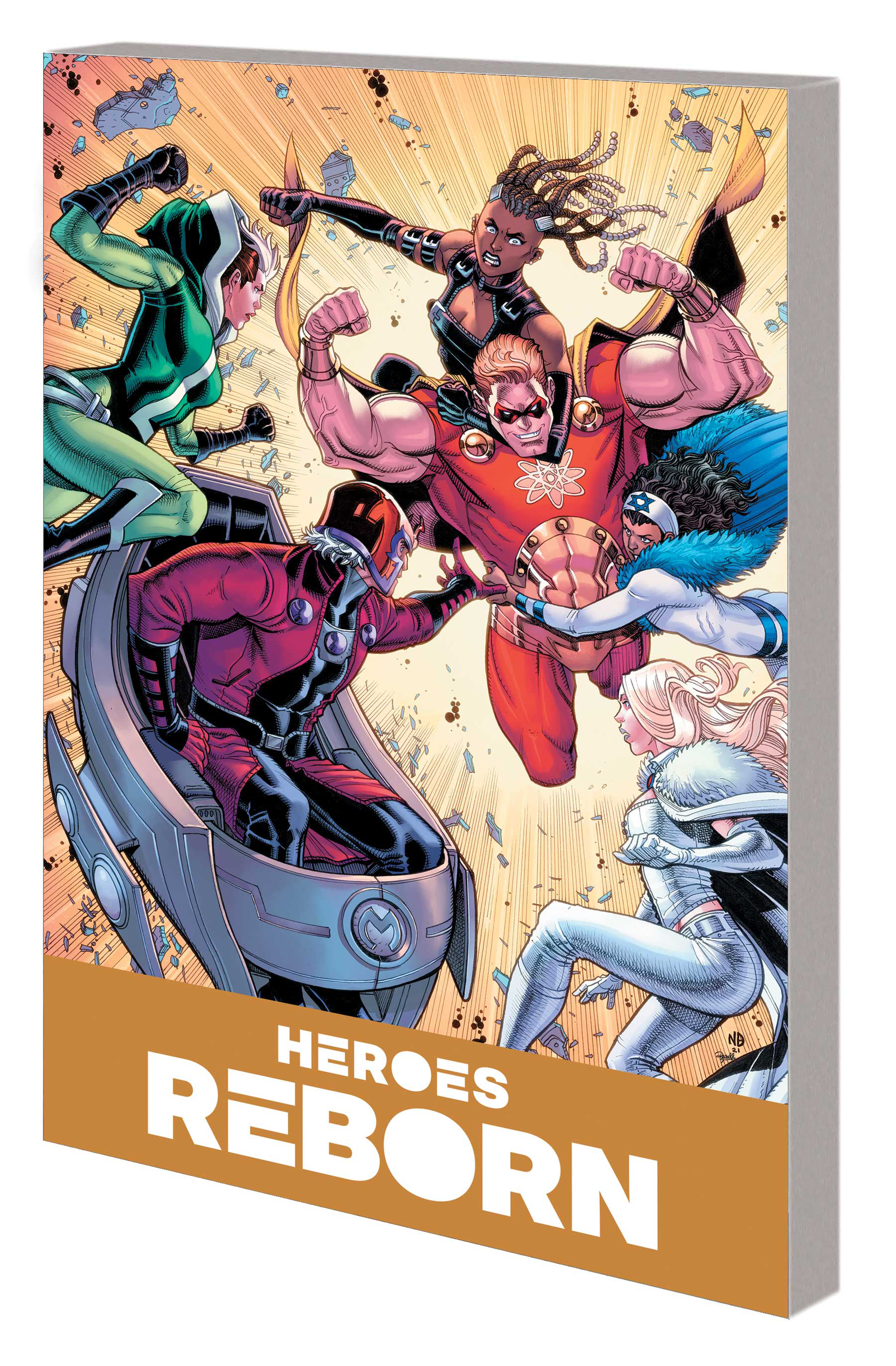Heroes Reborn America Mightiest Hero Companion Graphic Novel Volume 1