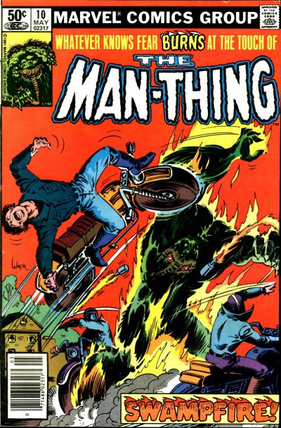 Man-Thing #10 [Newsstand]-Fine (5.5 – 7)