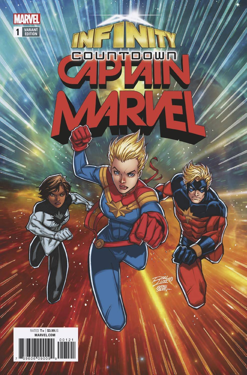 Infinity Countdown Captain Marvel #1 Lim Variant