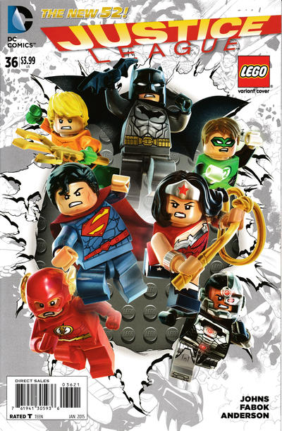 Justice League #36 Lego Variant Edition (2011)