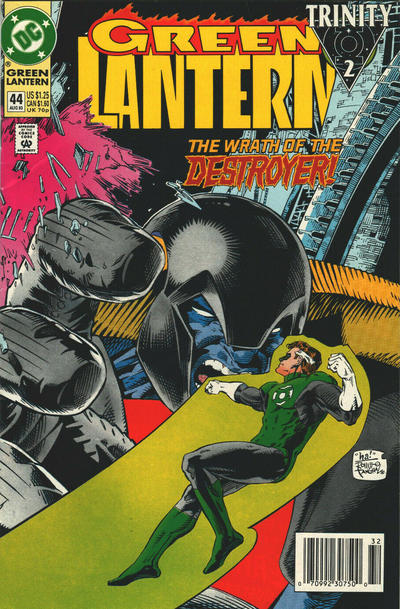 Green Lantern #44 (1990) [Newsstand]-Very Good (3.5 – 5)