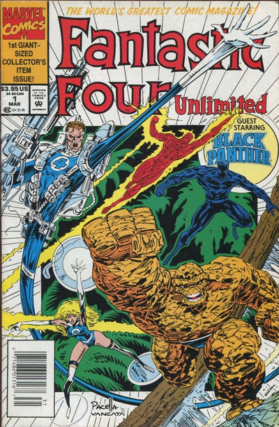 Fantastic Four Unlimited #1 [Newsstand]-Very Fine (7.5 – 9)