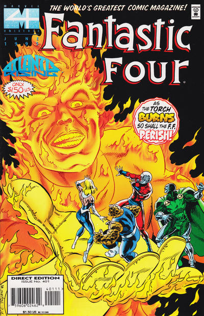 Fantastic Four #401 [Direct Edition] - Vf+ 8.5