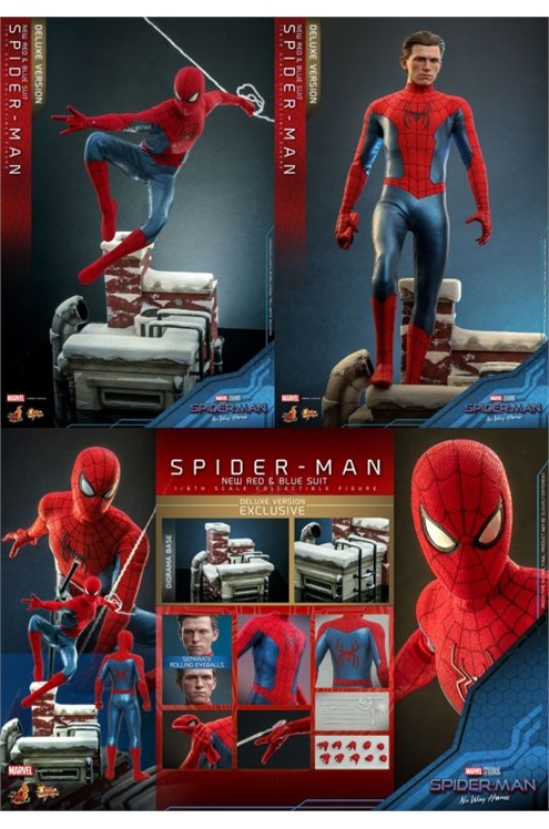 Hot Toys Spider-Man: No Way Home 1/6 Movie Masterpiece (New Red And Blue Suit Deluxe Version)