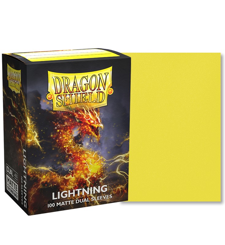 Dragon Shield Standard Dual Matte Sleeves Lightning (100 Ct)