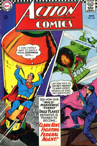 Action Comics #348 Above Average/Fine (5 - 7)