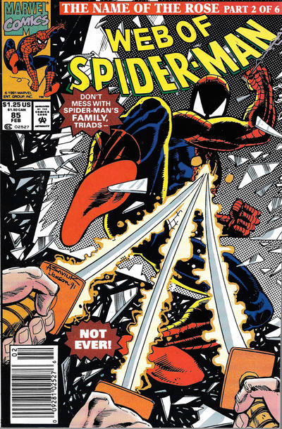 Web of Spider-Man #85 [Newsstand]-Fine (5.5 – 7)