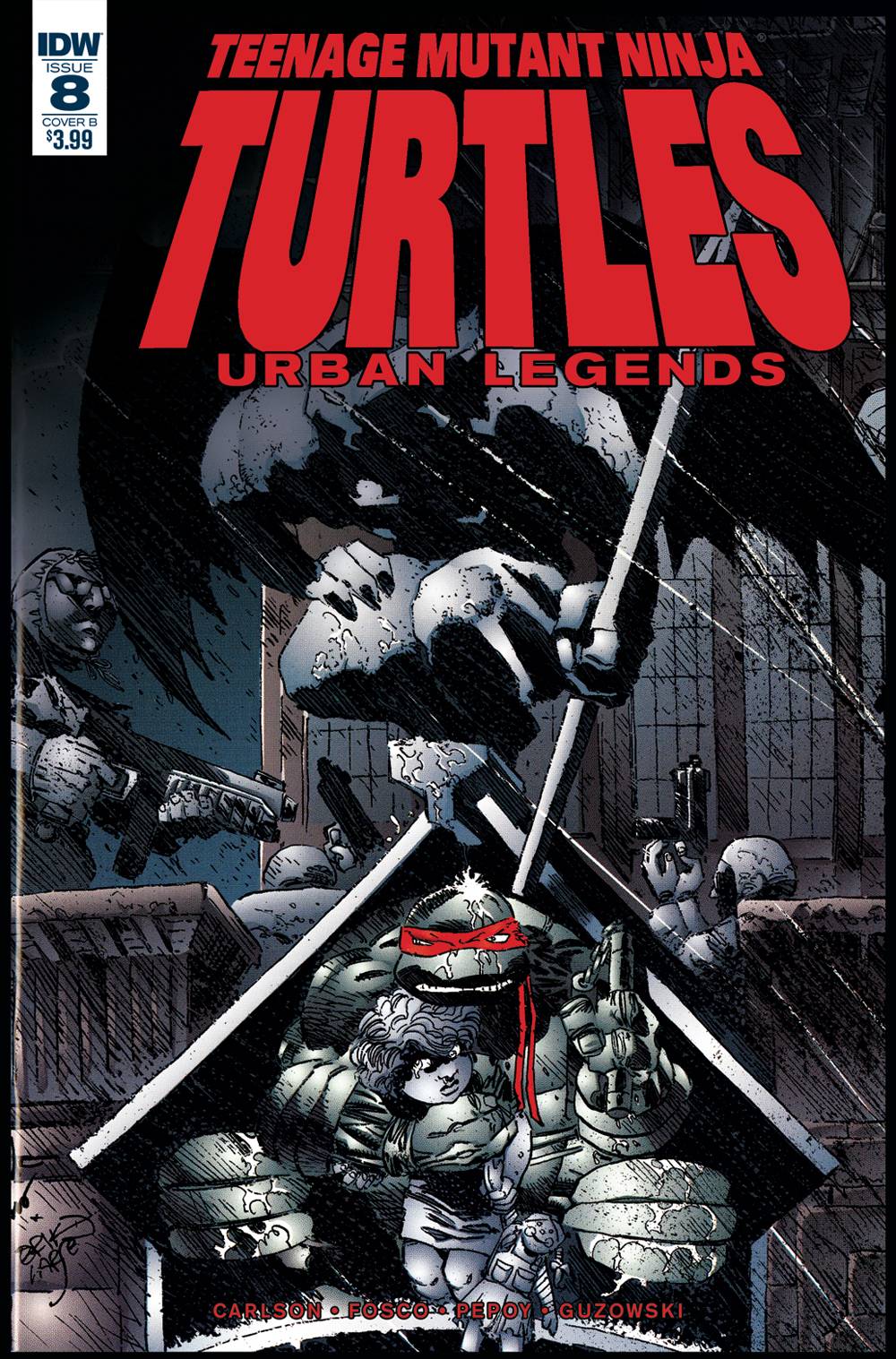 Teenage Mutant Ninja Turtles Urban Legends #8 Cover B Fosco & Larsen