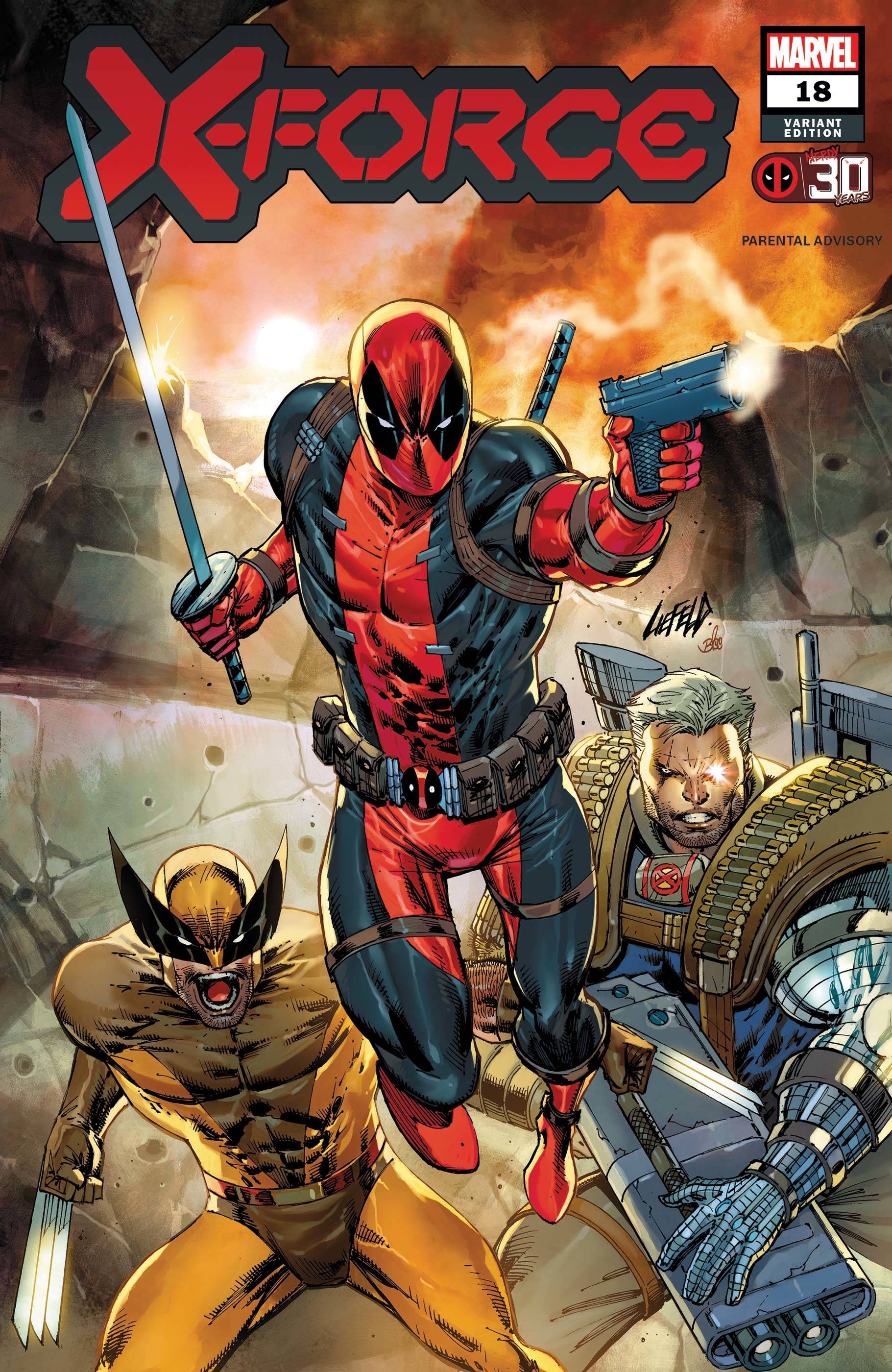 X-Force #18 Liefeld Deadpool 30th Variant (2020)
