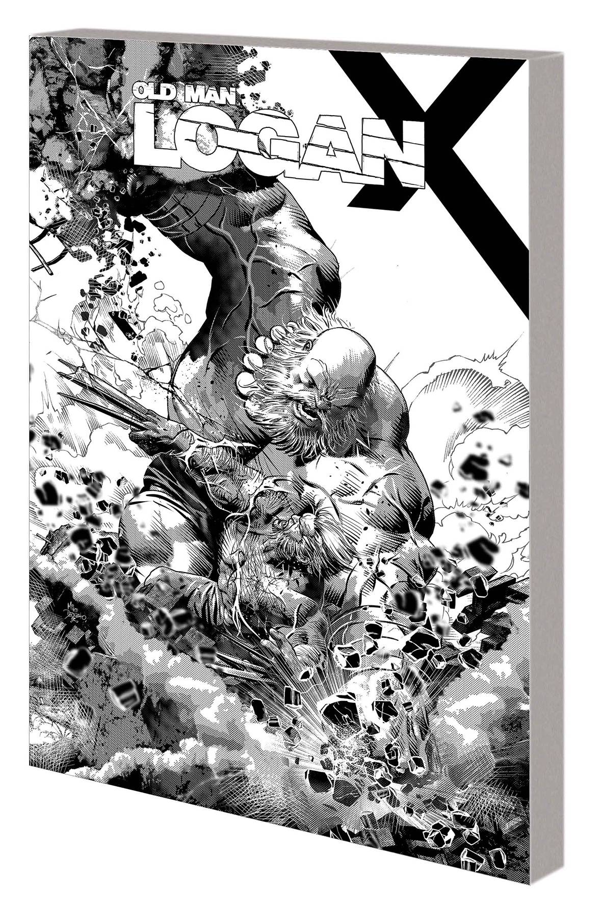 Wolverine Old Man Logan Graphic Novel Volume 6 Days of Anger Black & White Dm