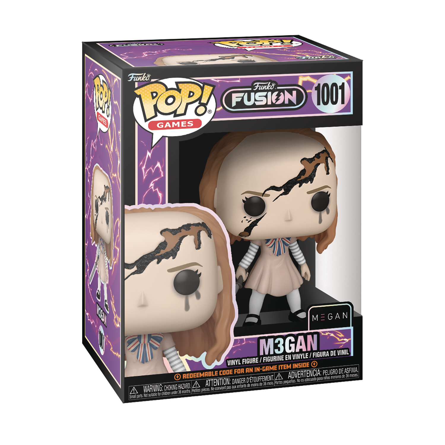 Pop Games Funko Fusion M3gan Battle Damage Vinyl Figure