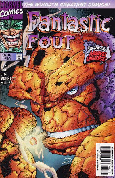 Fantastic Four #10 (1996) [Direct Edition]-Fine (5.5 – 7)