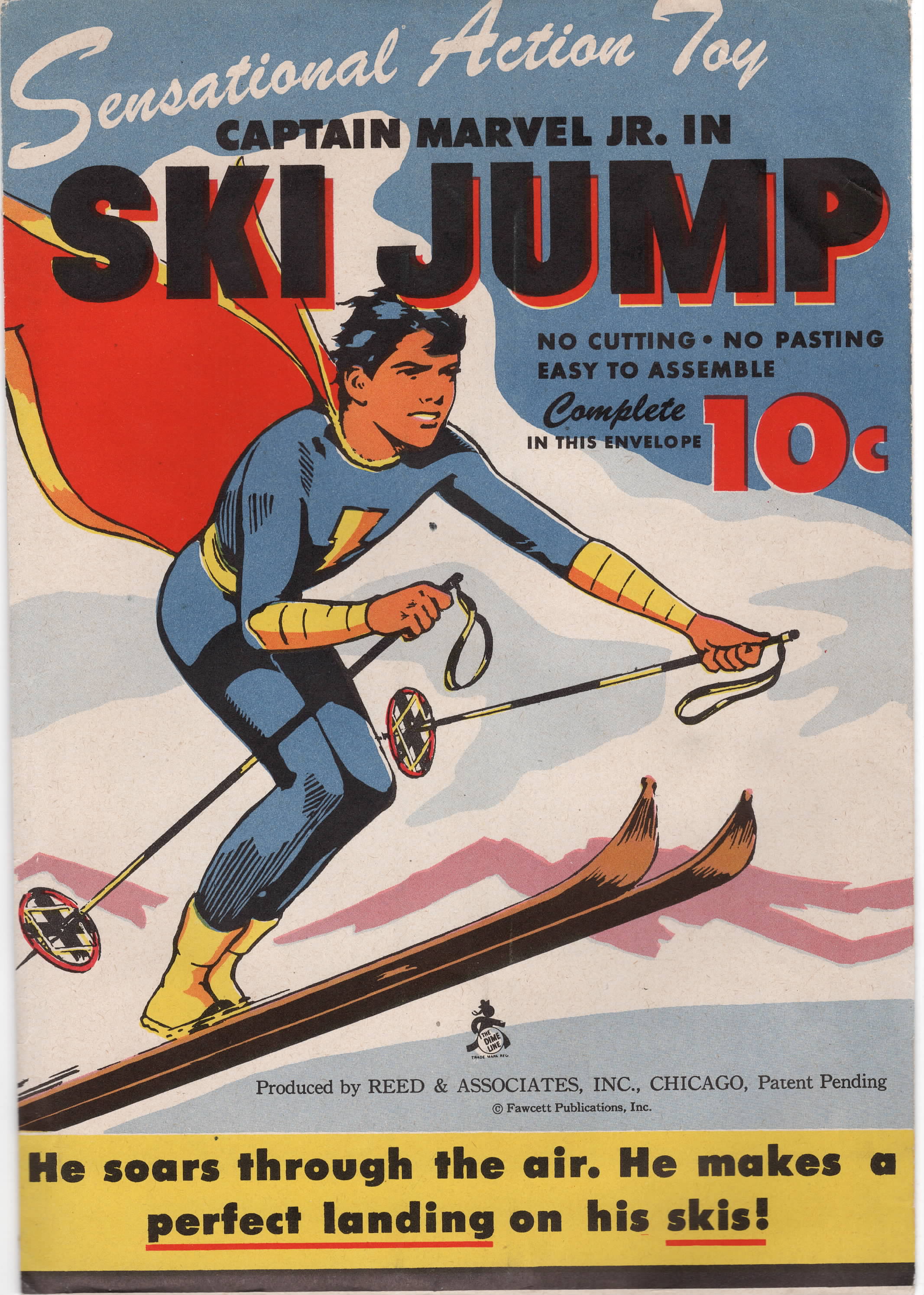 Captain Marvel Jr. In Ski Jump