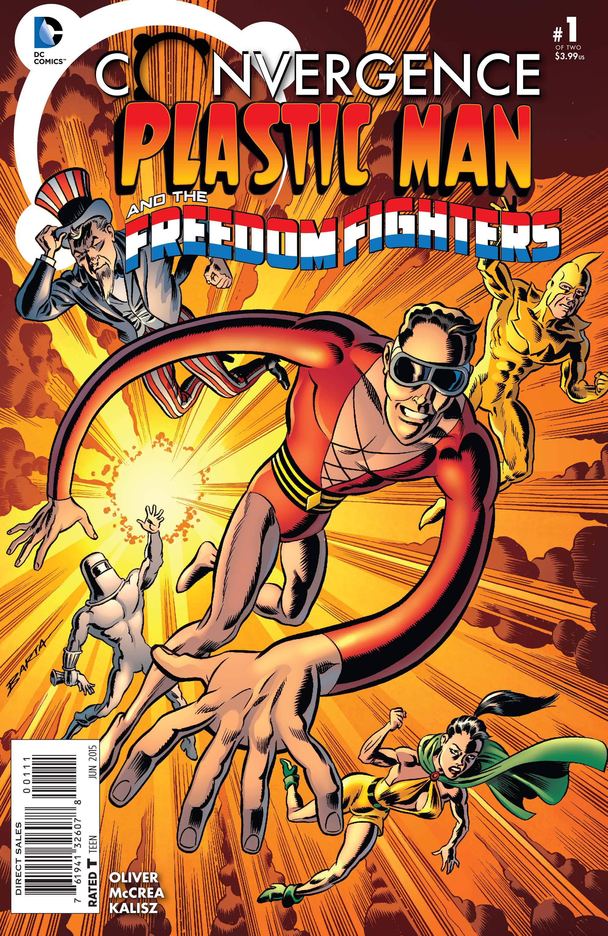 Convergence Plastic Man Freedom Fighters #1