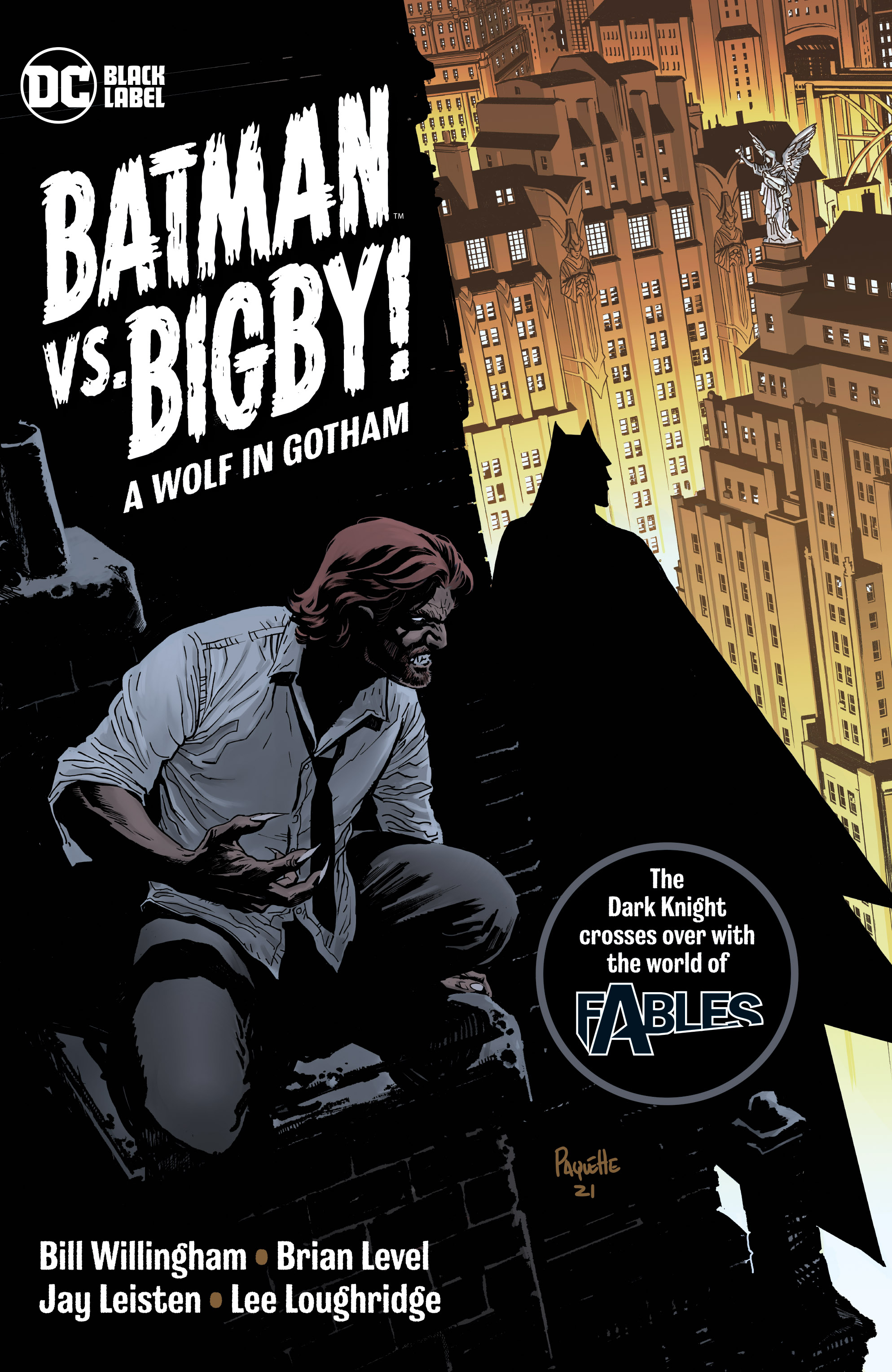 Batman Vs Bigby A Wolf In Gotham Graphic Novel (Mature)
