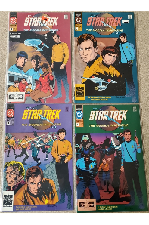 Star Trek Modala Imperative #1-4 (DC 1991) Set