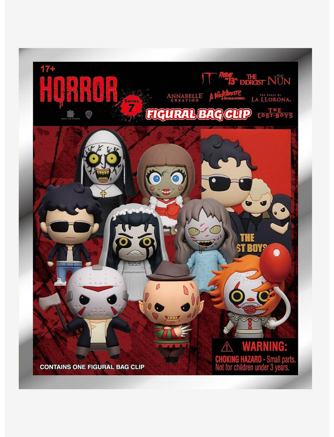 Wb Horror Series 7 3D Foam Bag Clip