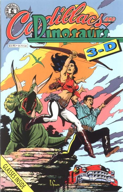 Cadillacs And Dinosaurs 3-D #1-Very Fine - With Glasses