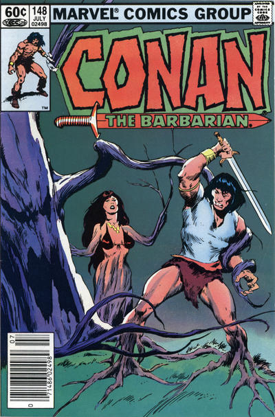Conan The Barbarian #148 [Newsstand]-Very Fine (7.5 – 9)