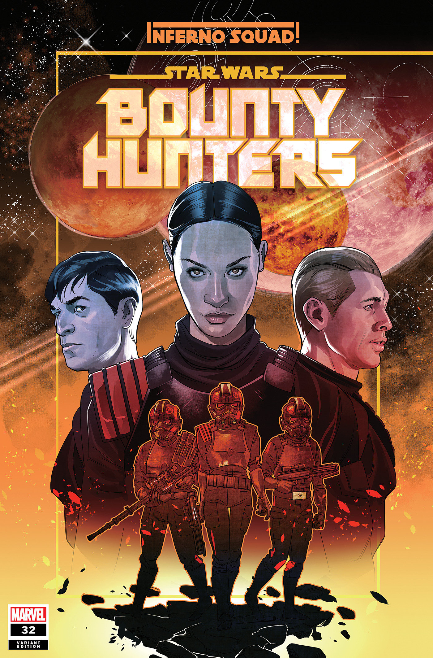 Star Wars: Bounty Hunters #32 Inferno Squad First Appearance Variant