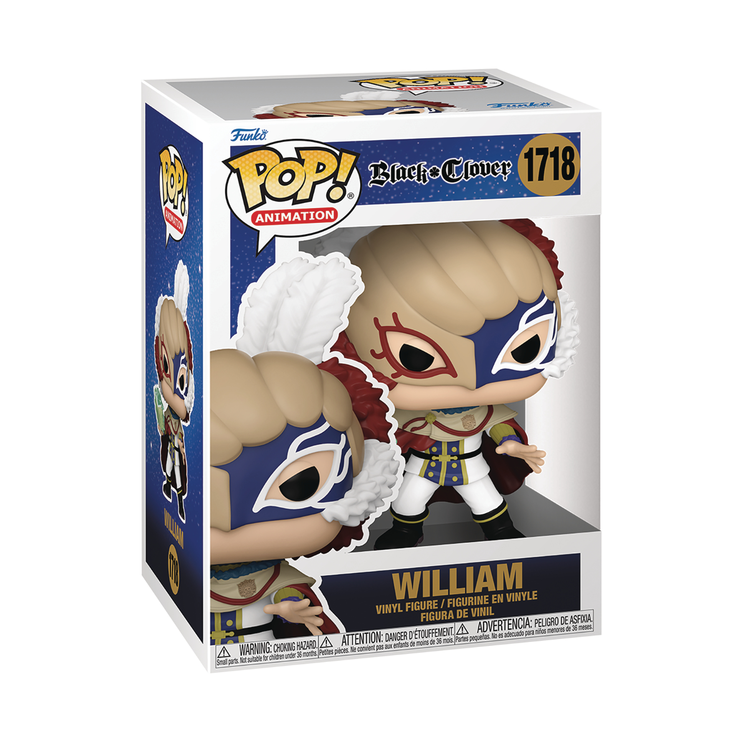 Pop Animation Black Clover William Funko Pop! Vinyl Figure #1718