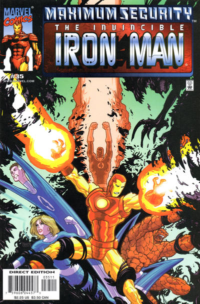 Iron Man #35 [Direct Edition]-Very Fine (7.5 – 9)