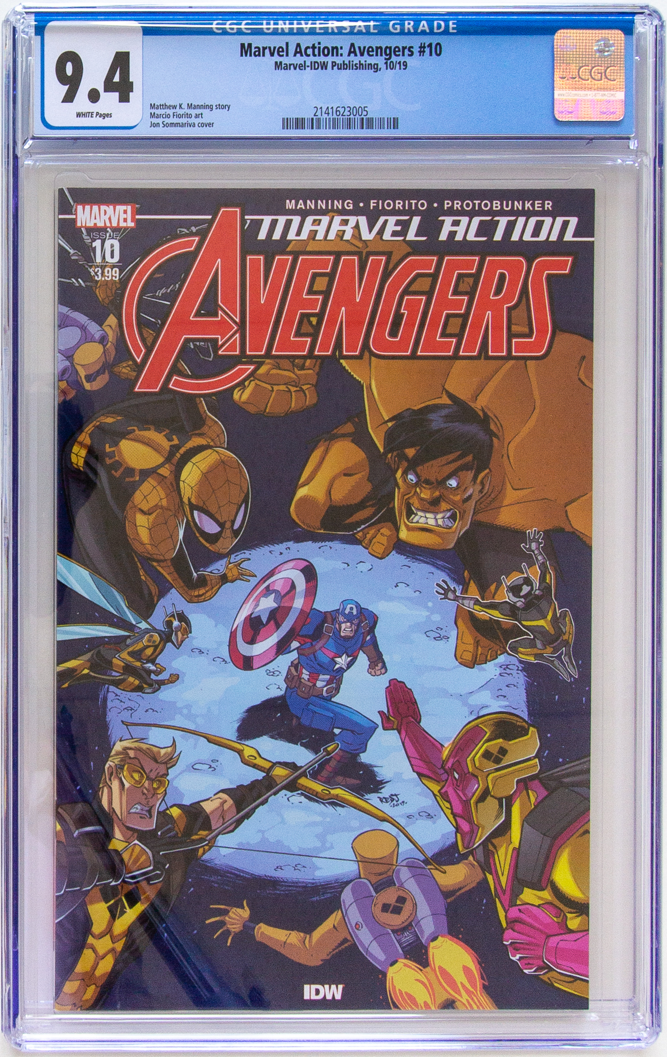 Marvel Action Avengers #10 CGC 9.4