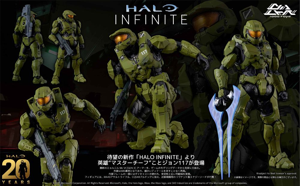 Halo Infinite Re:Edit Master Chief (Mjolnir Mark Vi Gen.3) 1/12 Scale Figure