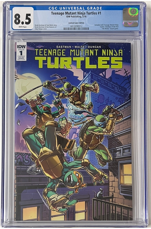Teenage Mutant Ninja Turtles #1 Limited Game Edition Cgc 8.5