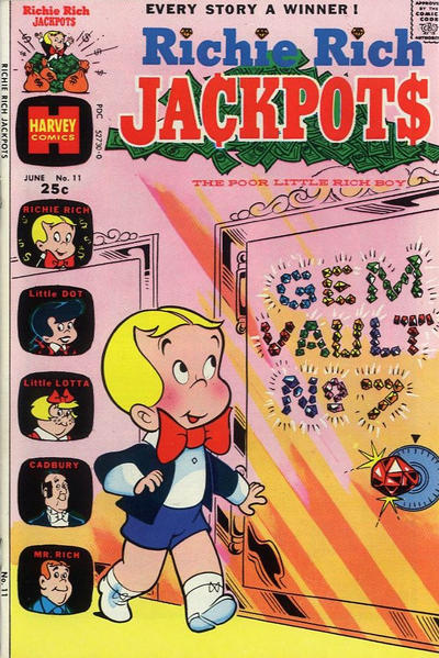 Richie Rich Jackpots #11-Fine (5.5 – 7)