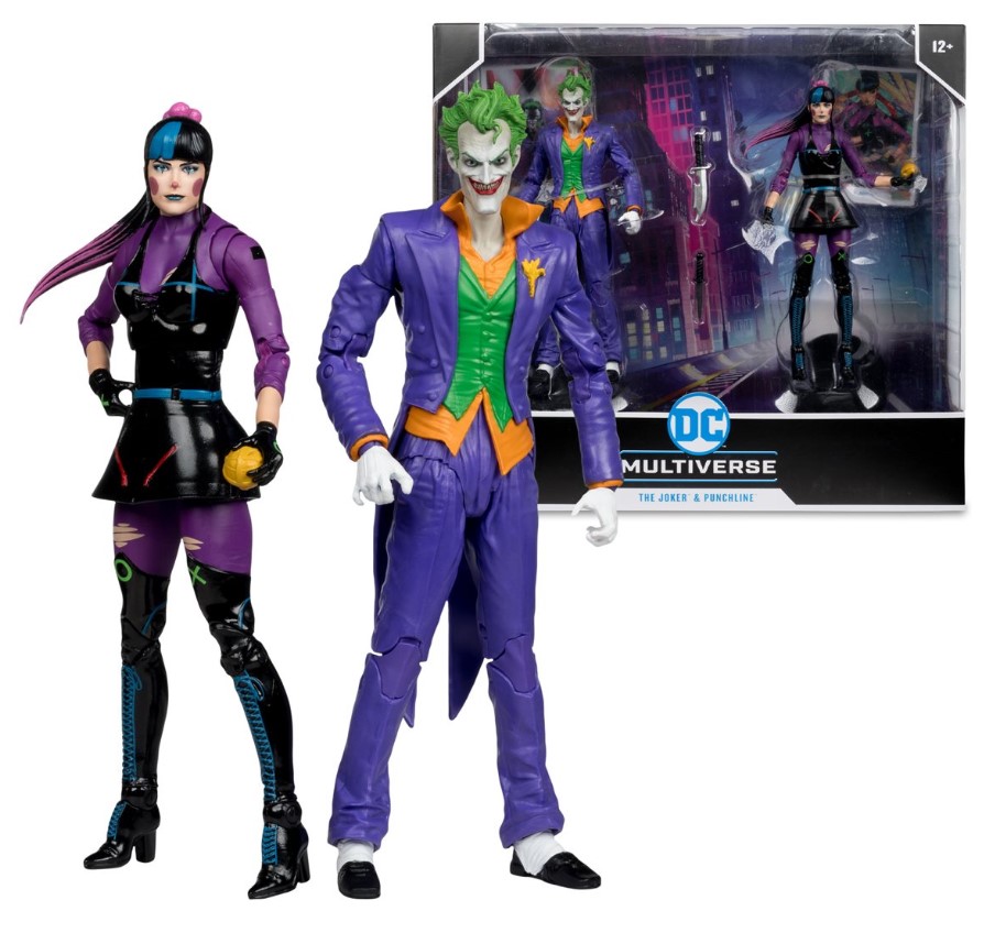 The Joker and Punchline DC Multiverse 7-Inch Scale Action Figure 2-Pack