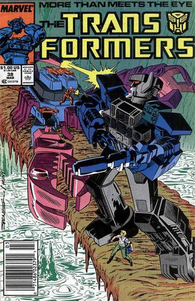 The Transformers #38 [Newsstand] - Vg+