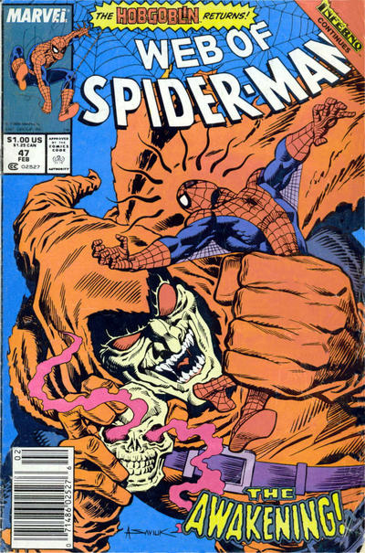 Web of Spider-Man #47 [Newsstand]-Fine