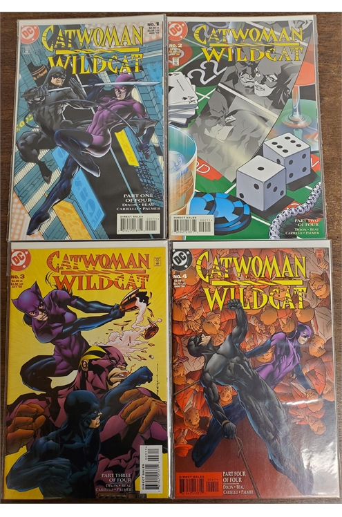 Catwoman Wildcat #1-4 (DC 1998) Set