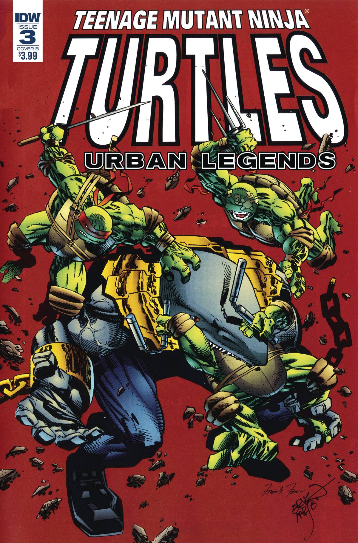 Teenage Mutant Ninja Turtles Urban Legends #3 Cover B Fosco