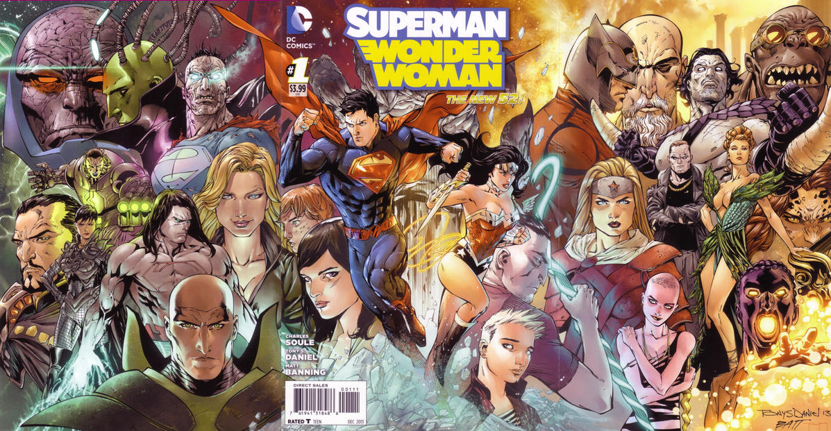 Superman / Wonder Woman #1-Near Mint (9.2 - 9.8) Gatefold Cover